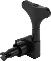 QWORK Guitar Bass Tuners - Metal Tuning Pegs Keys (2L + 2 R) - Ratio Headstock Sealed Machine Head - White - View 2