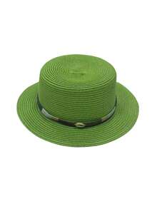 1 chiếc mũ rơm nữ kiểu dáng boho, mũ rơm mùa hè, mũ chống nắng đi biển, du lịch ngoài trời, bảo vệ da khỏi ánh nắng mặt trời, thích hợp cho kỳ nghỉ và lễ hội. - MZ3080+ML102 - Xem 21