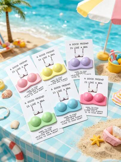 "Sevgi Kartı" Hediye Kutusu İçinde 6 Parçalı Bikini Temalı Dekoratif Set - Bu Hayal Gücü Dolu Seri, Büyüleyici Bir Çekicilik, Mizah ve Yaratıcılık Yayıyor. İster Değerli Bir Hatıra, ister Dostluğun Sembolü, isterse de Değerli Bir Koleksiyon Parçası Olarak, Bu Hediye Setini Elinizden Bırakmak İstemeyeceksiniz, Bu da Onu Kesinlikle Mükemmel Bir Seçim Haline Getiriyor.