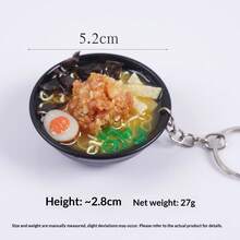 2026 Hot Selling Realistic Seafood Ramen Noodle Keychain, Japanese Food Toy Noodle Decor, Gag Gift, Interesting Creative Gift, Birthday Gift, Valentine's Day Gift, Children's Day Gift, Easter Gift, Perfect Gift, Best Gift, Halloween Gift, Stress Relief Toy - Squishy - Multicolor - View 7