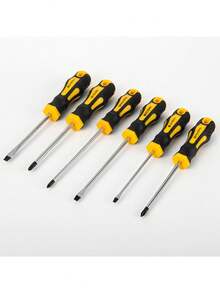 Magnetic Screwdriver Set, Including And Flat Head Professional Cushioned Handle Screwdrivers And Key Screwdriver - Multicolor - View 6