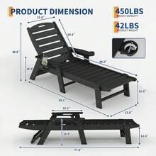 Patio Lounge Chair & Swing Chair - B - View 2