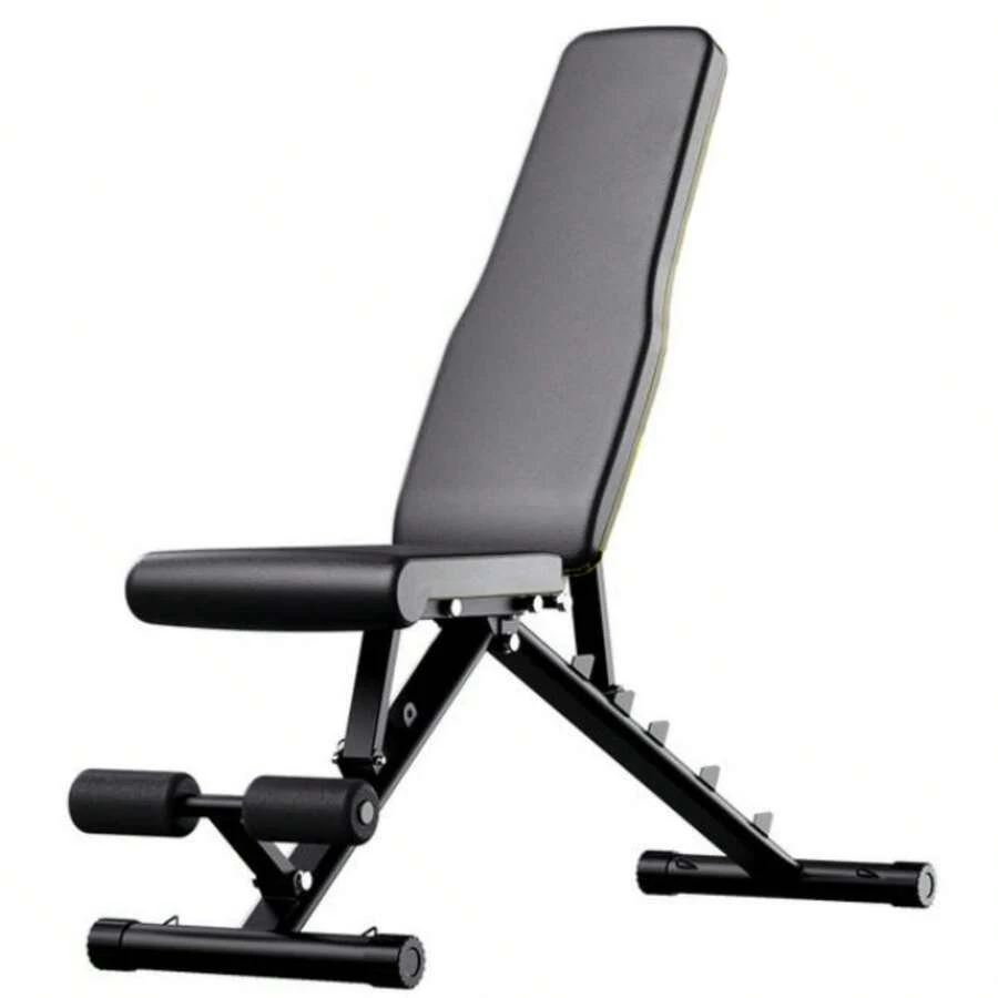 Adjustable Weight Bench For Home Gym, Foldable Workout Bench With Leg Developer & Preacher Pad, Incline Decline Bench Press For Full Body Strength Training - Black - View 1