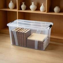 Transparent Storage Box With Lid / 5 Sizes Available / Household Clothes Organizer Box / Home Clothes Storage / Under Bed Storage Box / Wardrobe Organizer Box / Rental Storage / Miscellaneous Storage - View 8