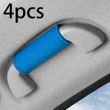 4pcs Universal Car Door Handle Protector Covers, Interior Accessories, Easy Installation, Anti-Slip Adjustable Design, Fit For Sedan, Truck, Van, SUV And More - A - View 12