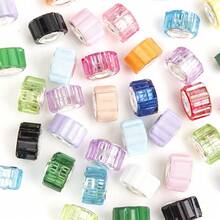 20pcs 7x11mm Colorful Acrylic Tire Large Hole Beads, Rondelle Spacer Beads For Crafts, Perfect For DIY Keychains, Bag Charms & Jewelry Making - Large Hole Beads - View 5