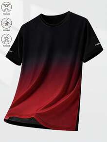 Set de 5 camisetas deportivas para hombres, primavera y verano 2026, camisetas de moda con estampado para correr y hacer ejercicio al aire libre, ropa casual deportiva - Multicolor 3 - Ver 3