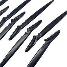 5/10/20/40pcs Eyebrow Trimmer Blades, Portable Facial Razor, Eyebrow Hair Removal Scissors, Shaver, Makeup Tools - Black - View 3