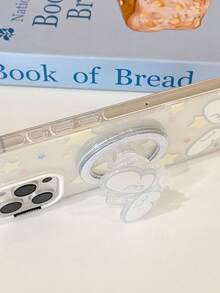 1个可爱波点翅膀磁吸伸缩手机桌面支架，粉色/蓝色可选，适合作为节日礼物送给姐妹、女友和同学 - 小翅膀 - 查看 6