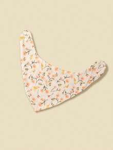 4pcs/Set,Baby Triangle Bib, Spring & Summer New Printed Design, Soft Absorbent Breathable, All-Season, Ideal Baby Gift - Multicolor - View 6