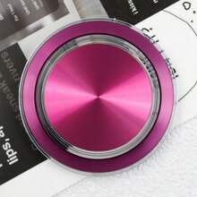 1pc Electroplated CD Pattern Magnetic Air Cushion Phone Holder, CD Pattern Magnetic Transparent Air Cushion Phone Holder, Round CD Pattern Magnetic Transparent Air Cushion Phone Holder, Expandable Air Cushion Slouchy Phone Holder - Multicolor - View 11