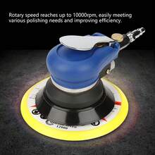 AT‑980-6 6" Air Random Orbital Sander Round Polisher Pneumatic Hand Sanding Tool - Azul - Ver 4
