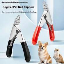 Professional Steel Pet Nail Clippers Pet Grooming Tool Dog Cat Nail Trimmer Small Medium Dog Cat Nail Scissors Guillotine Style Nail Clippers Pet Grooming Tool - single hole - View 1