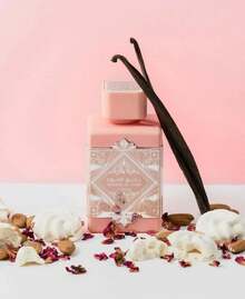 Lattafa Bade'e Al Oud Noble Blush 100ml Parfum Arabe - Parfum de luxe aux notes florales boisées et aux accents de lait de rose, d'amande et de santal - Parfum Noble Blush 100ml - Voir 3