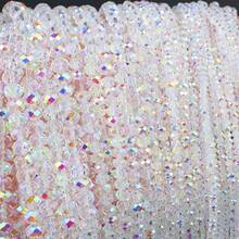 3/4/6/8mm Austrian Glass Beads, Shiny Faceted Sharp Bead Glass Beads, For Jewelry Making, Bracelets, Necklaces, Handicrafts, Fashion Accessories, Clothing Decorations - Diamond-shaped Beads - View 5