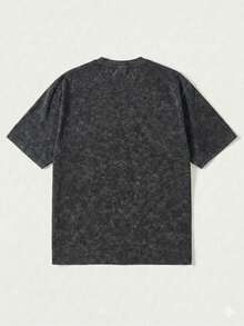 Áo thun nữ tay ngắn cổ tròn kiểu vintage mùa hè 2026, in hình Tokyo Nhật Bản, kiểu dáng rộng rãi thoải mái, thích hợp cho kỳ nghỉ. - Xám đậm - Xem 4