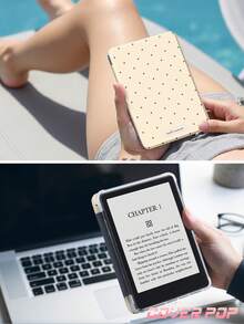 棕色波点图案平板电脑保护套，适用于 iPad Air 8 2026（11/13 英寸）、9.7/10.2/10.5/10.9/12.9 英寸 iPad Pro 11 英寸（第十代）、Galaxy Tab S6 Lite 10.4 英寸、Kindle Paperwhite 第十二代（2024 年）、Kindle（第十一代，2022 年），柔软防震，智能支架/自动唤醒/睡眠功能，是绝佳的节日礼物。 - 彩色 - 查看 10