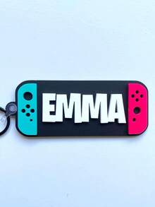 Coquette Bow Backpack Tag, Bag Name Charm, School Nametag, Lunch Bag Tag, Girls Backpack Name Tag, Preschool Keychain, Diaper Bag Tag, Back To School, Travel Essentials - Game Machine Listing - View 9