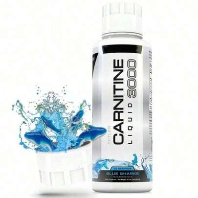 Cutler Nutrition Liquid Carnitine 3000mg Blue Sharks Flavor SEALED