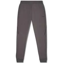 FILA Men's Trousers, Rivoli Slim Sweatpants Model, Slim Fit Sports Trousers In Cotton, Polyester And Elastane Blend With Drawstring And Pockets - Grey - View 1