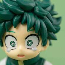 Midoriya Izuku & Character Figures Set, Childhood Version Cartoon Anime Collectible Posable Figurines, PVC Statue Model, Anime Fan Gift - Multicolor - View 7