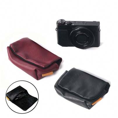 PU 皮革相机软包适用于 ZV-1 ZV1 DSC-RX100 RX100 Mark VII VI V IV III II I M7 M6 M4 M3 HX99 HX95 HX90 H50
