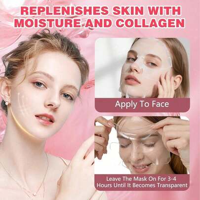 Anti Aging Collagen Real Deep Mask Reduce Pigmentation Antioxidant For Youthful Firm Skin