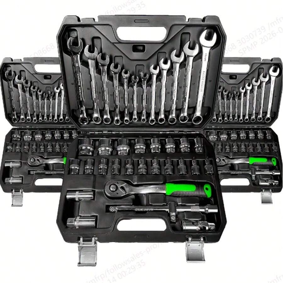 Complete Auto Repair Tool Kit: 121/37/54/46pcs Set With 72- - Automotive Repair Tools - View 1