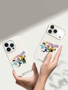 Official Licensed Paul Frank Liquid Silicone Phone Case, Full Body Shockproof Camera Protection, Cartoon Monkey, Rabbit, Bear & Letter Pattern, New Design Compatible With IPhone Xs/Xsmax/Xr/11/12/13/14/15/16/17Pro Max - Multicolor - View 6