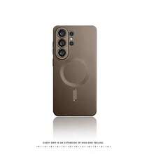 Ốp lưng điện thoại mềm từ tính tương thích với iPhone 11 12 13 14 15 Pro Max 16 16 Pro Max 17 17 Pro 17 Pro Max S21 22 23 Plus 24 25 Plus 25 Ultra 26 26 Plus 26 Ultra - Xám - Xem 1