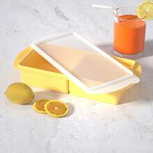 4-Cup Capacity Silicone Freezer Tray With Lid - Silicone Freezer Food Mold - Large Freezer Tray, Silicone Freezer Container For Freezing And Storing Soups, Sauces, Broths, Leftovers - Multicolor - View 18