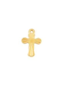 3pcs Stainless Steel Small Cross Pendant Fashion 18K Gold Plating Charms For DIY Jewelry Making Supplies Accessories - Pendants - View 17