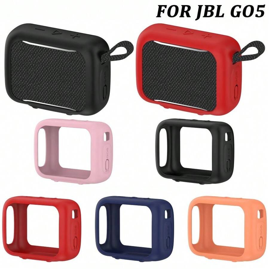 Funda de protección para el altavoz GO5. Funda de protección de silicona suave para altavoz Bluetooth para exteriores. A prueba de golpes y portátil - Unitalla - Ver 1