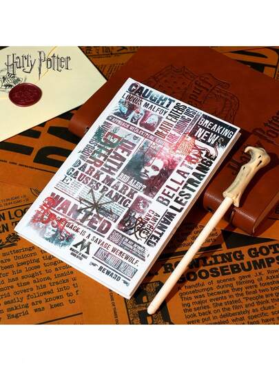 Harry Potter Officially Licensed Stationery Set Notebook And Pen Set Voldemort Collectible Theme Stationery Back To School Supplies Collectible Journaling Christmas Gift 1Pc Warner Bros