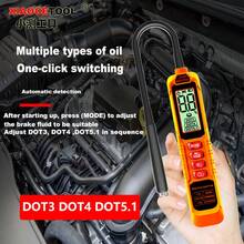 1pc Portable Brake System Tester, Multi-Function Fault Detector, Automotive Repair Diagnostic Tool - Orange - View 7