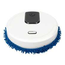 kangten Modern White Mopping Machine Wet And Ary Dual-Purpose Mopping Machine Round Automatic Mopping Machine For Bedrooms, Living Rooms, Parlors - mặc định - Xem 5