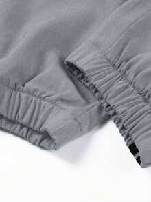 1 pieza Pantalones deportivos casuales para hombres, pantalones sueltos, ligeros y transpirables para correr, actividades al aire libre, senderismo, trotar, entrenamiento físico, playa en verano, ir al trabajo, pantalones cortos a rayas de moda para primavera - Gris Claro - Ver 5