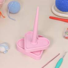 纱线支架 便携式塑料纺纱编织工具 初学者钩针支架 缝纫线轴 毛线球绕线器 - Yarn Spinner - 查看 2