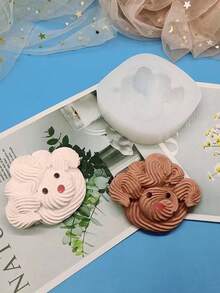 1个奶油饼干狗形硅胶模具 DIY - 白色 - 查看 6