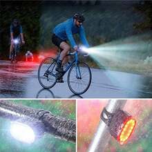 Fahrradbeleuchtungsset, Vorder- Und Rücklicht, 4 Beleuchtungsmodi, Verbessert Die Sichtbarkeit Bei Nacht Und Bei Schlechtem Wetter. - A - Übersicht 3