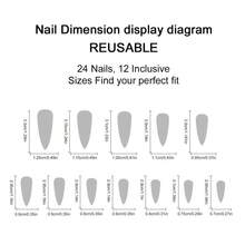 24pcs Retro Silver Teardrop Pattern Black Butterfly Handmade Nail Stickers, Suitable For Travel, Party, Daily Wear, Festivals, Versatile Pointed Nail Art - Black - View 6