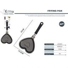 24CM Non-Stick Square Frying Pan Set, Granite Coated Skillet With Glass Lid, Multipurpose Cooking Pan,Non Stick Cooking Pan,Cookware Set,Suitable For Induction & Gas Hob, Kitchen Cookware For Steak, Pancakes & Daily Cooking - View 8