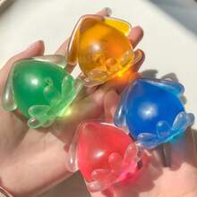 Cute Transparent Rabbit Squeeze Stress Relief Toy: Soft Squeeze Finger Toy, Adorable Rabbit Shaped Sensory Fidget Toy, Relieve Anxiety, Perfect Mother's Day Gift For Fidget Toy Collectors And Adults - NNL24 - View 7