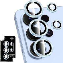 Protector de lente de ojo de águila, adecuado para Samsung Galaxy S25 FE/S25 Edge/S26/S26 Plus/S26 Ultra. Protector de lente metálico, resistente a los arañazos y a los golpes, dureza 9H, resistente al agua, resistente a los arañazos y a los golpes. Protector de lente, protector de lente, alineación automática, superficie lisa, protector de lente HD. Ideal para usuarios de teléfonos inteligentes y fundas de teléfonos. Protege el lente de tu teléfono. Diseño hermoso, imprescindible para los entusiastas de la fotografía. - Multicolor - Ver 1