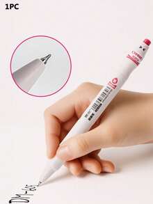 3 piezas Bolígrafos creativos con diseño de botella de leche, bolígrafos neutros de 0.5mm de gran capacidad e interesantes de secado rápido, bolígrafos negros minimalistas y lindos de alta calidad - por defecto - Ver 11