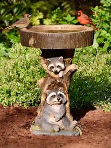 户外树脸墙饰 - 树脂老人脸雕塑 - 带脸的喂鸟器。为您的庭院和花园增添多样性。 - 多款 - 查看 1