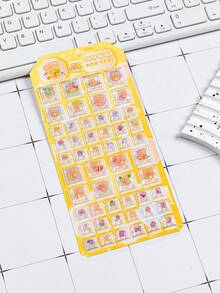 彩色 3D 環氧樹脂貼紙 - 可愛動物 - 防水、可重複使用、可重新定位、自黏式、高品質樹脂 - 完美用於裝飾智慧型手機、手機殼、筆記本電腦、桌面、平板電腦、文具、筆記本、日記本、計畫表、剪貼簿、馬克杯、水瓶、冰箱、禮物包裝、DIY 裝飾 - 多色[款式/包裝隨機] - 查看 12