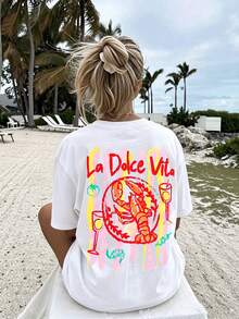 Women T-Shirts - 白色 - 查看 3