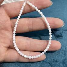 1 Strand Natural Shell Beads For Jewelry Making DIY Women Men Necklace Bracelets Handicrafts Accessories 18cm - White - View 21