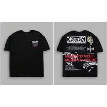 Darcsport T-Shirt With American-Style Scorpion Print, Short-Sleeved, Unisex, American-Style Sports Casual Loose-Fit Printed Cotton T-Shirt Top - T260112黑色 - 查看 12
